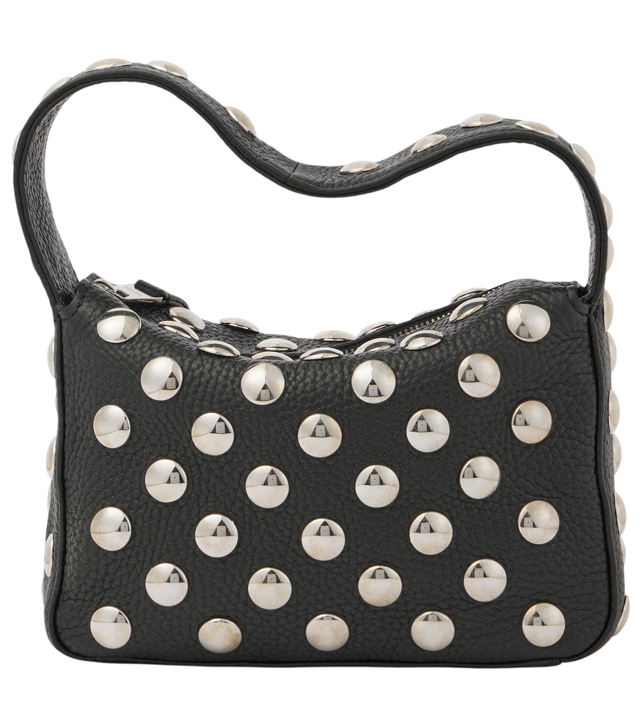 Khaite Elena Borsa a tracolla piccola in pelle con borchie