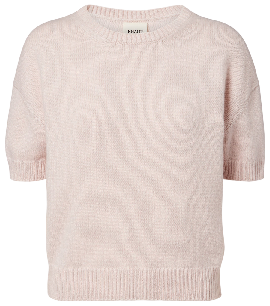 Khaite Golden cashmere sweater