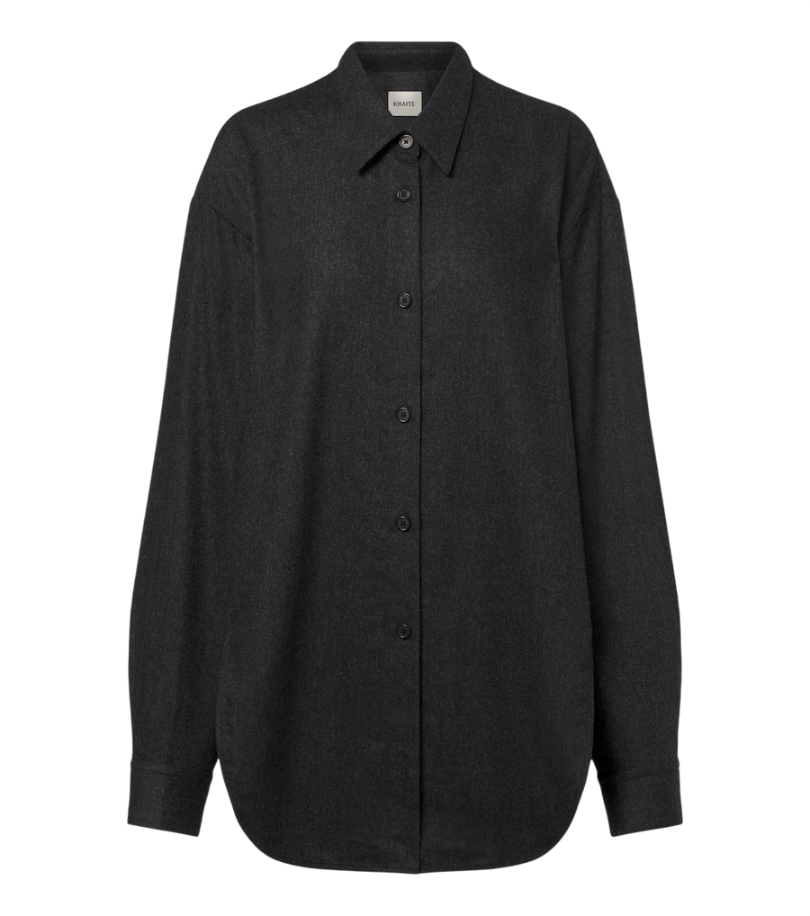Chemise oversize en laine et cachemire Goya de Khaite