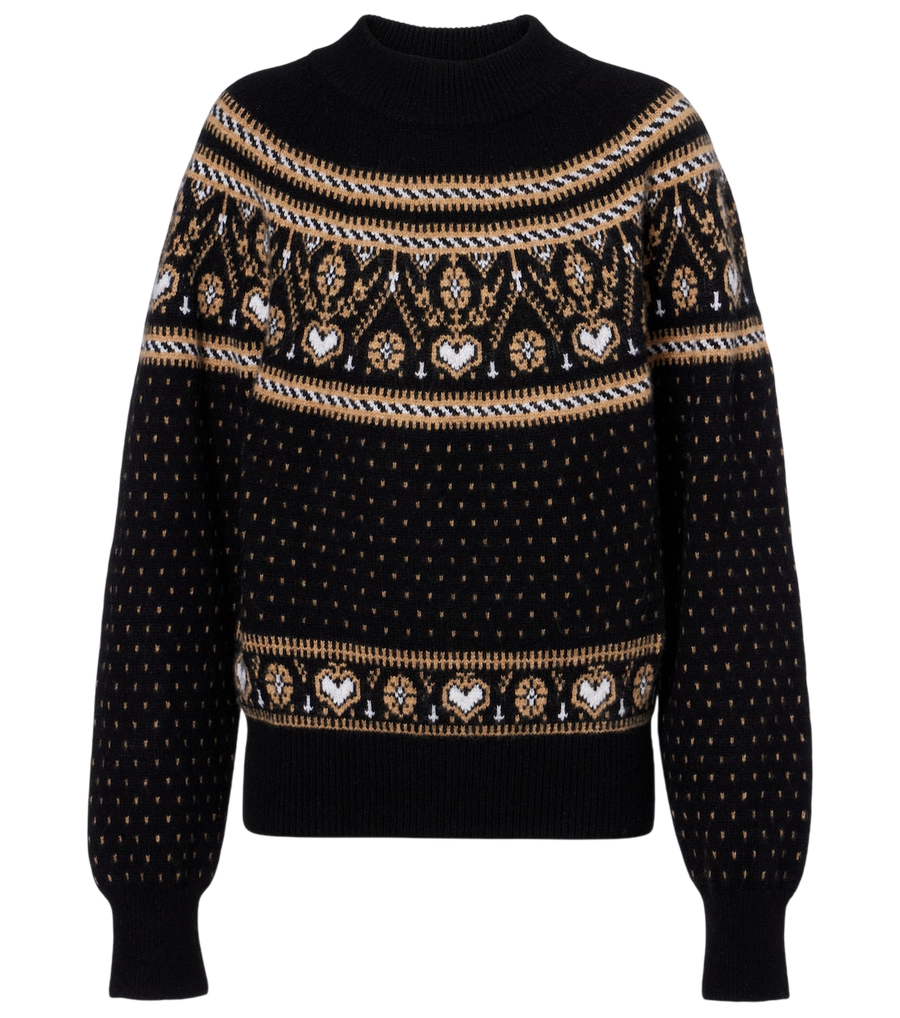 Khaite Guy Fair Isle cashmere sweater