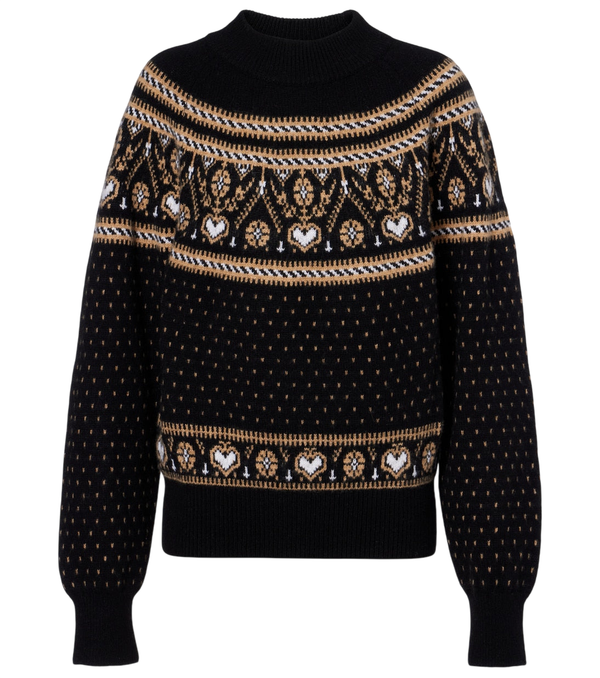 Khaite Guy Fair Isle cashmere sweater