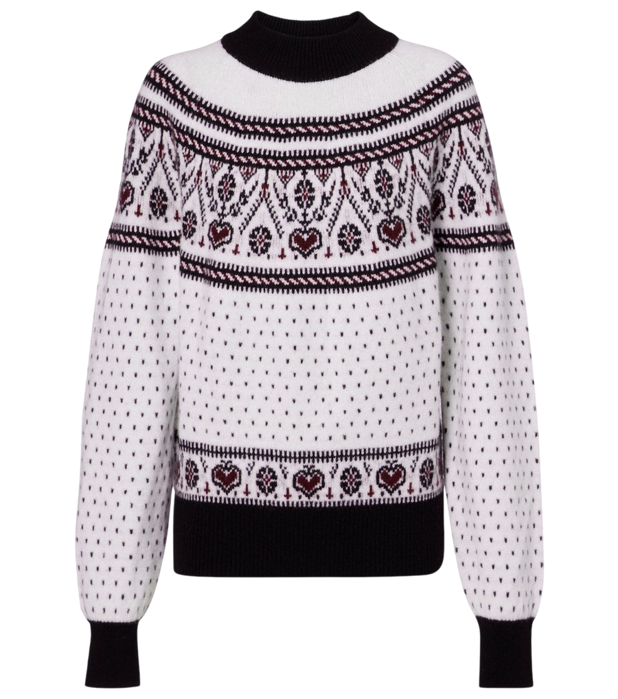 Khaite Guy Fair Isle cashmere sweater