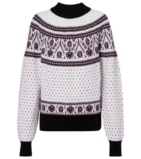 Khaite Guy Fair Isle cashmere sweater