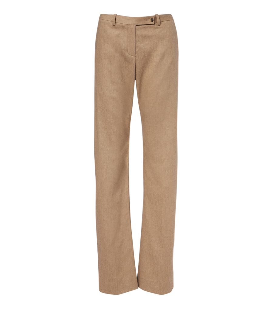 Khaite Hunter wool and cashmere straight pants