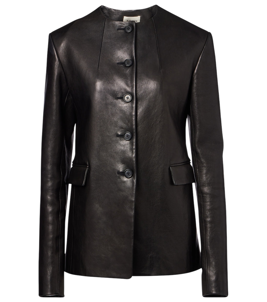 Khaite Jameson leather jacket