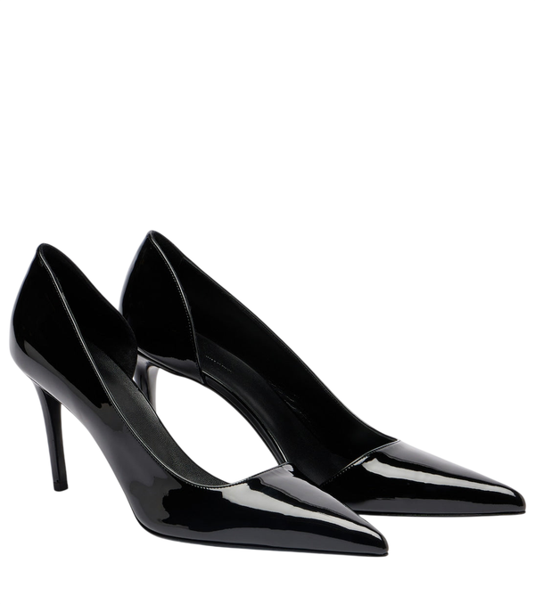 Escarpins Jett D'Orsay 85 en cuir verni de Khaite