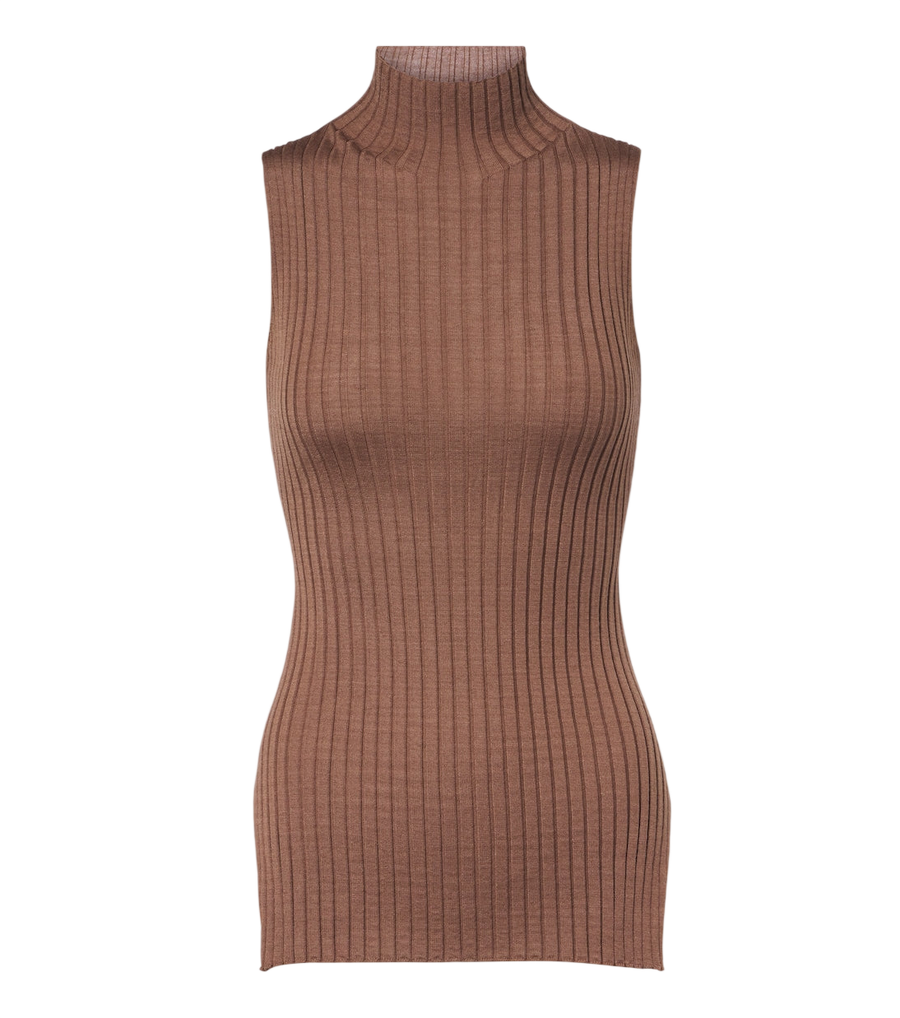 Khaite Karla wool and silk turtleneck top