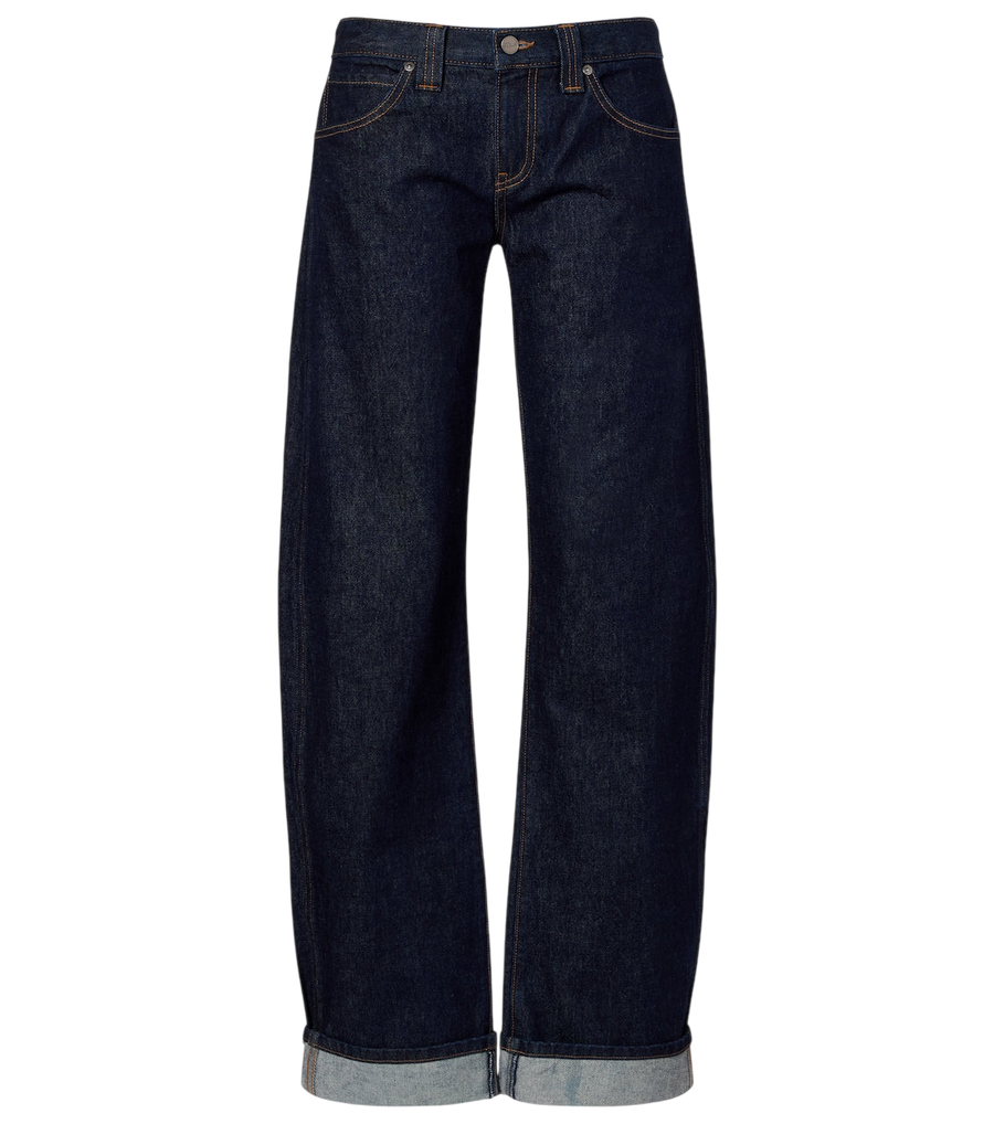 Khaite Karo mid-rise barrel-leg jeans