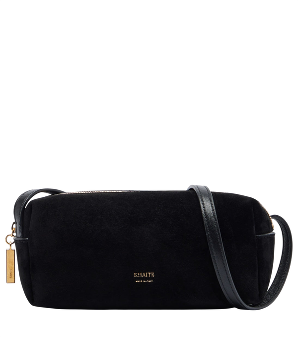 Khaite Kye Mini suede crossbody bag