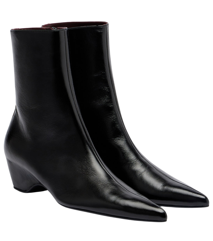 Khaite Leather ankle boots