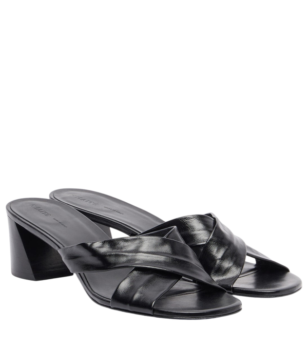 Khaite Liria 55 leather mules