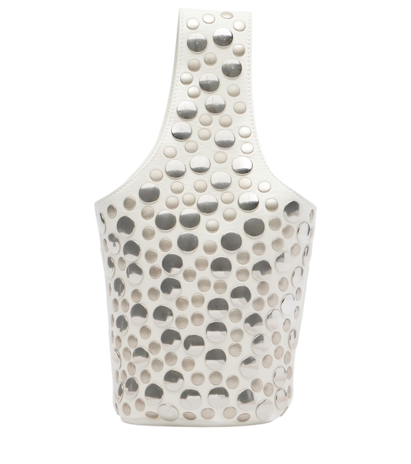 Khaite Livia Small studded leather bucket bag