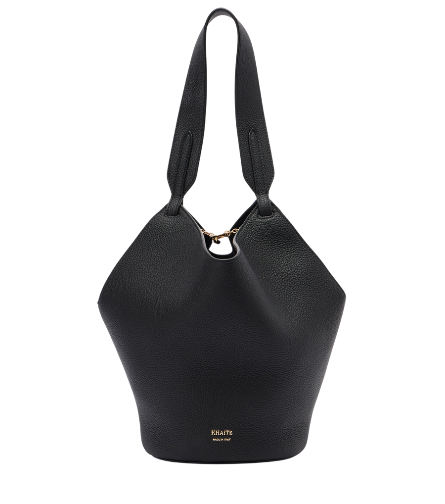Khaite Lotus Mini leather tote bag