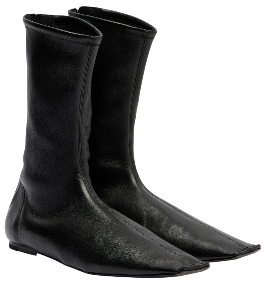 Khaite Marlene leather boots
