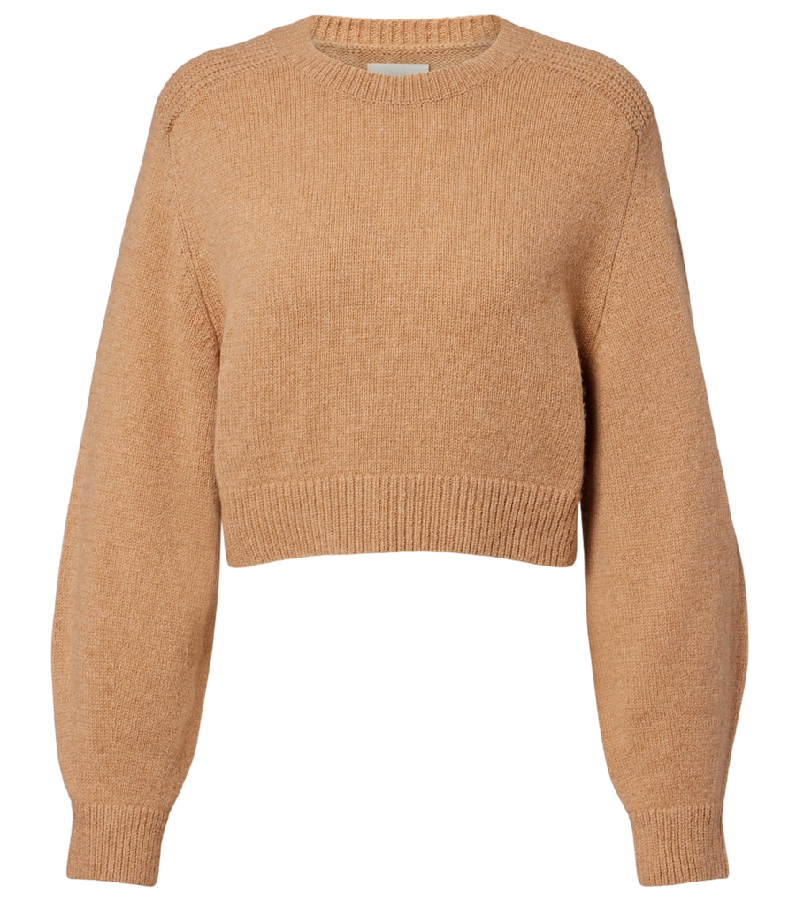 Khaite Masie cropped wool and cashmere sweater