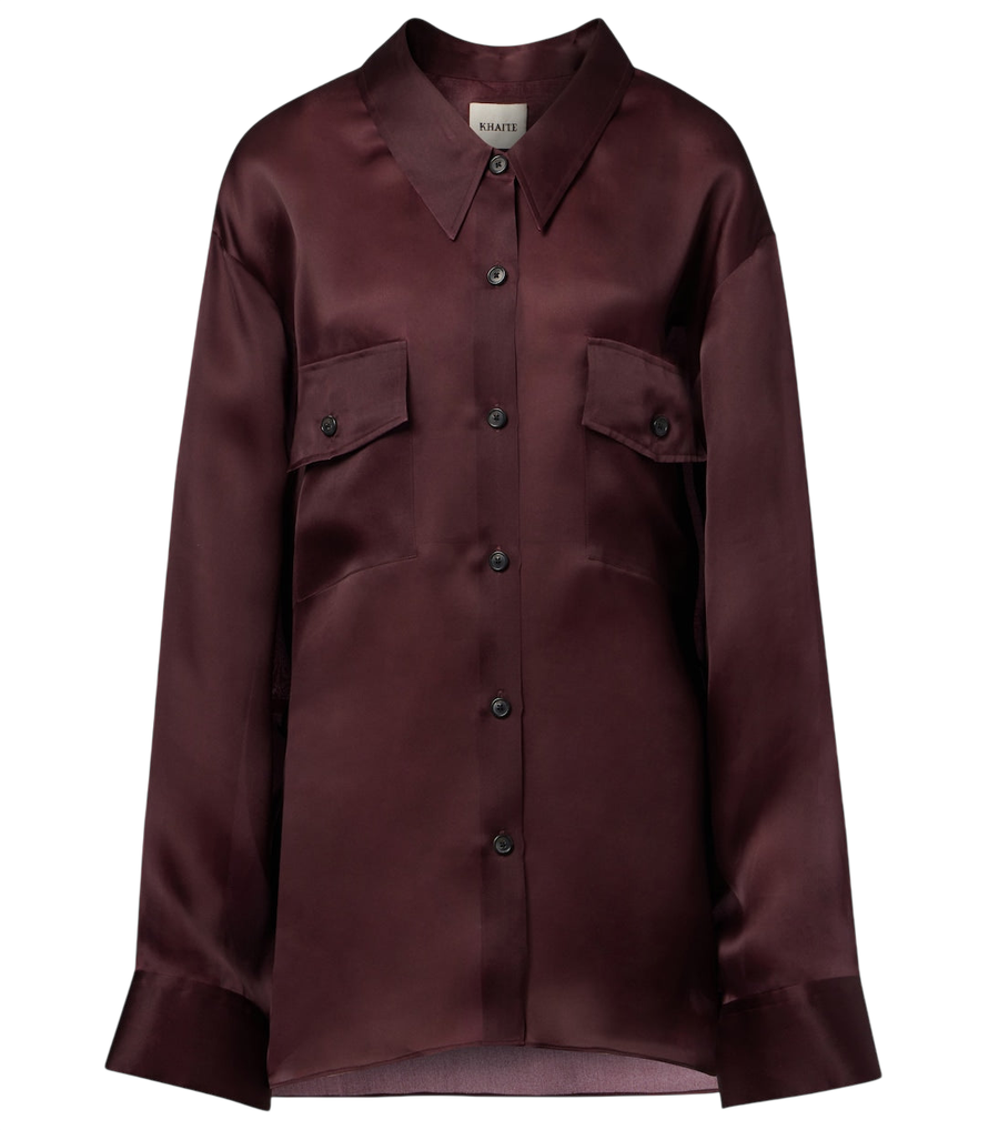 Camisa de seda Matteo de Khaite