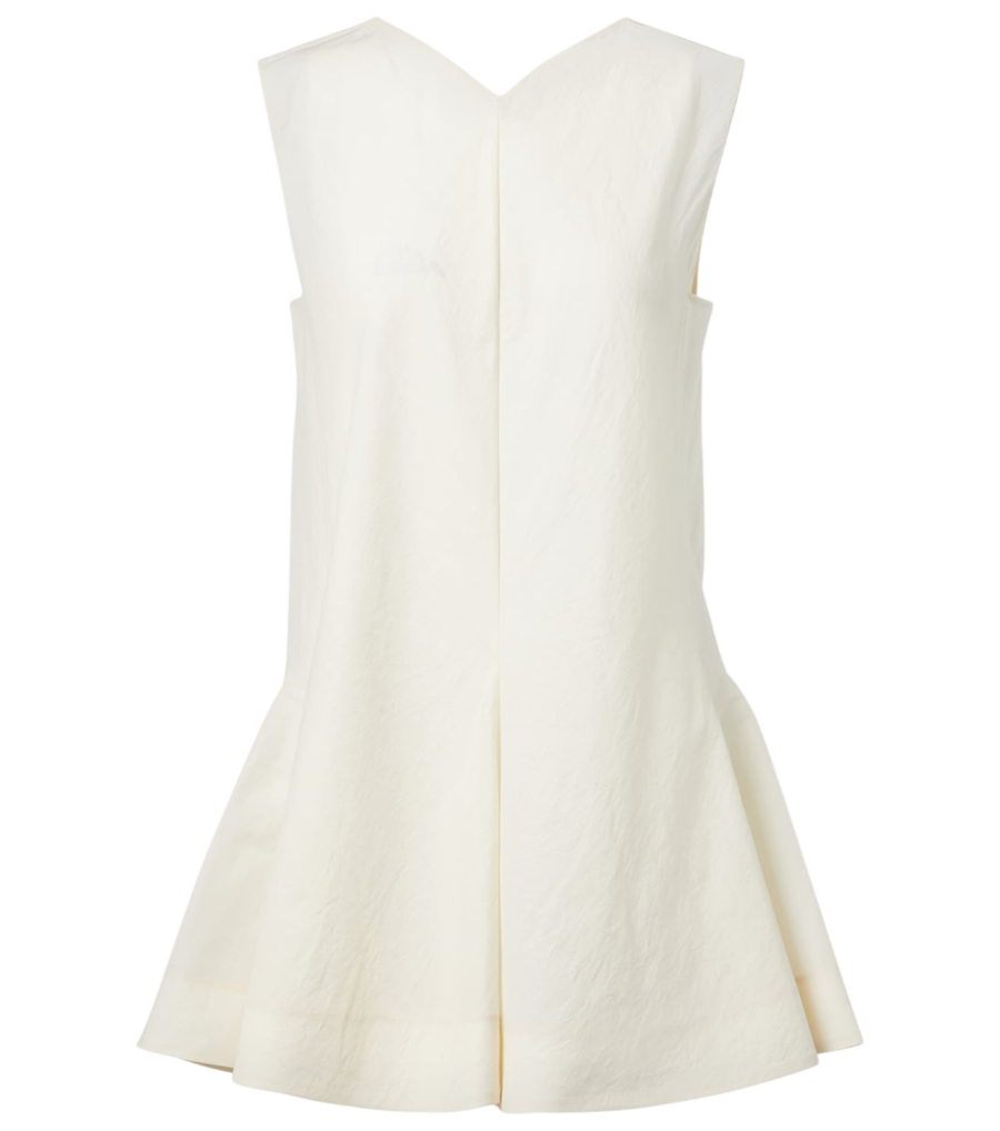Khaite Mel silk and cotton minidress