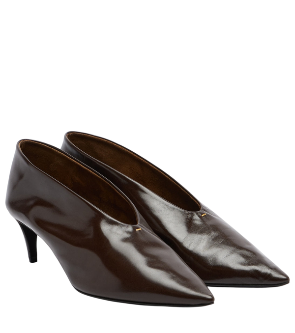 Khaite Sapatos de couro Miriam