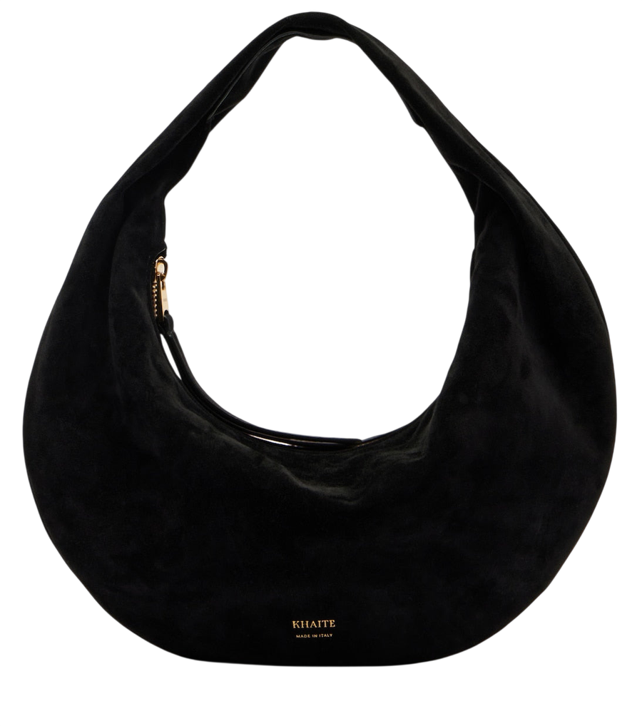 Sac porté épaule mini Olivia en daim Khaite