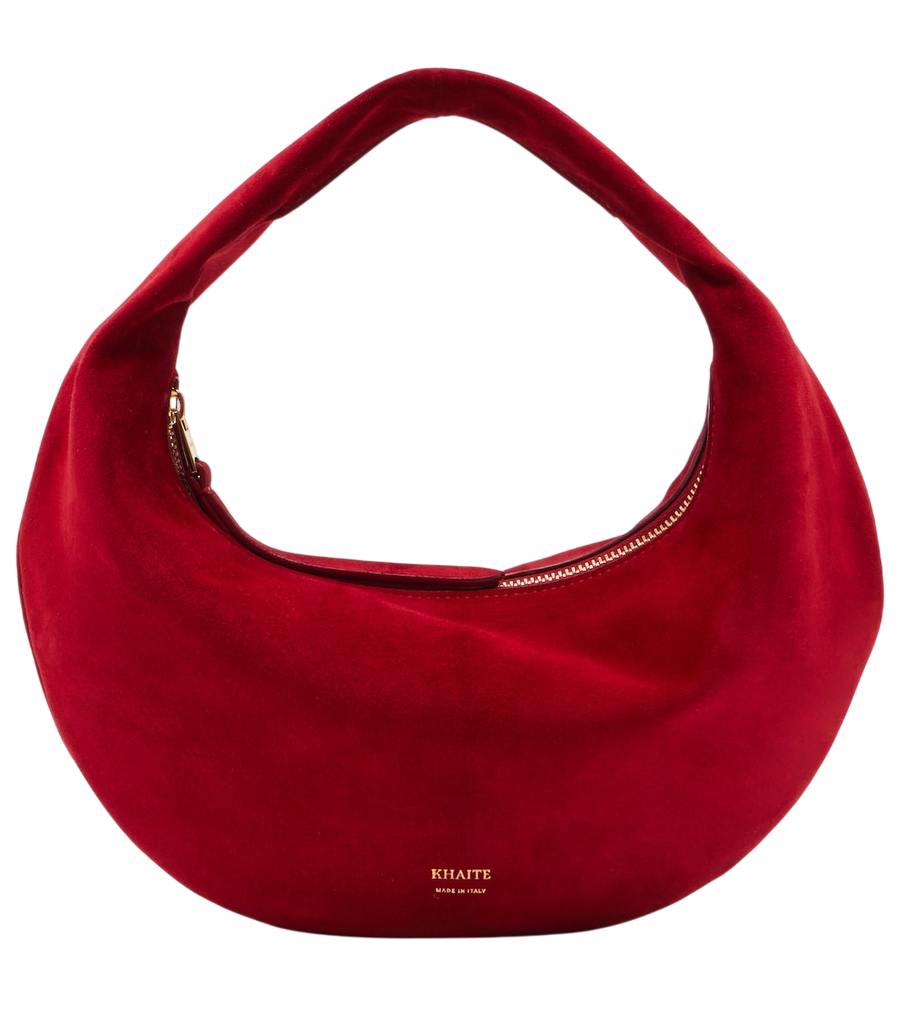 Mini sac à main Olivia en daim de Khaite