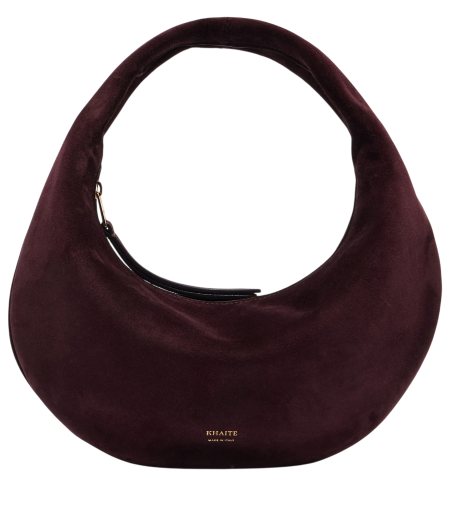 Mini sac à main Olivia en daim de Khaite