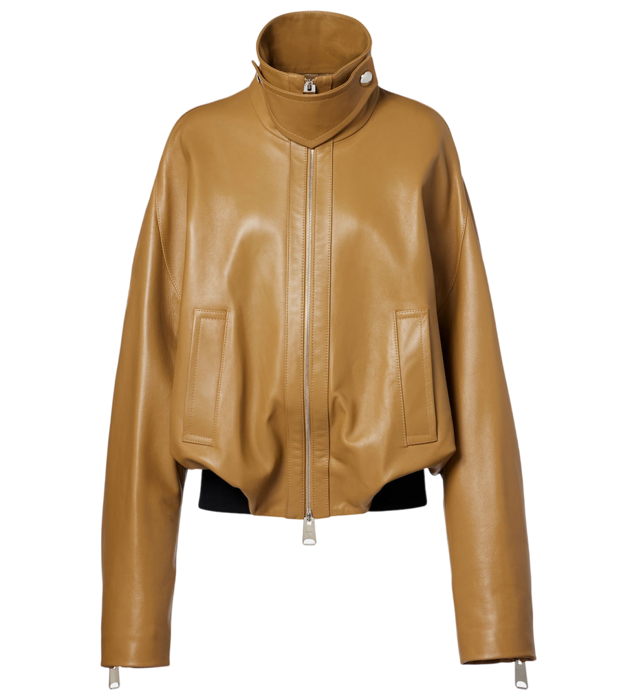 Khaite Oversized leather jacket