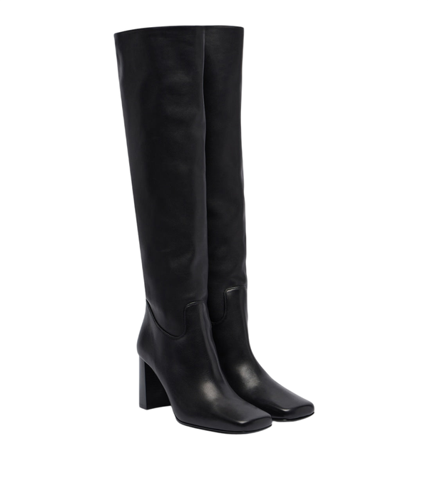 Khaite Petra leather knee-high boots