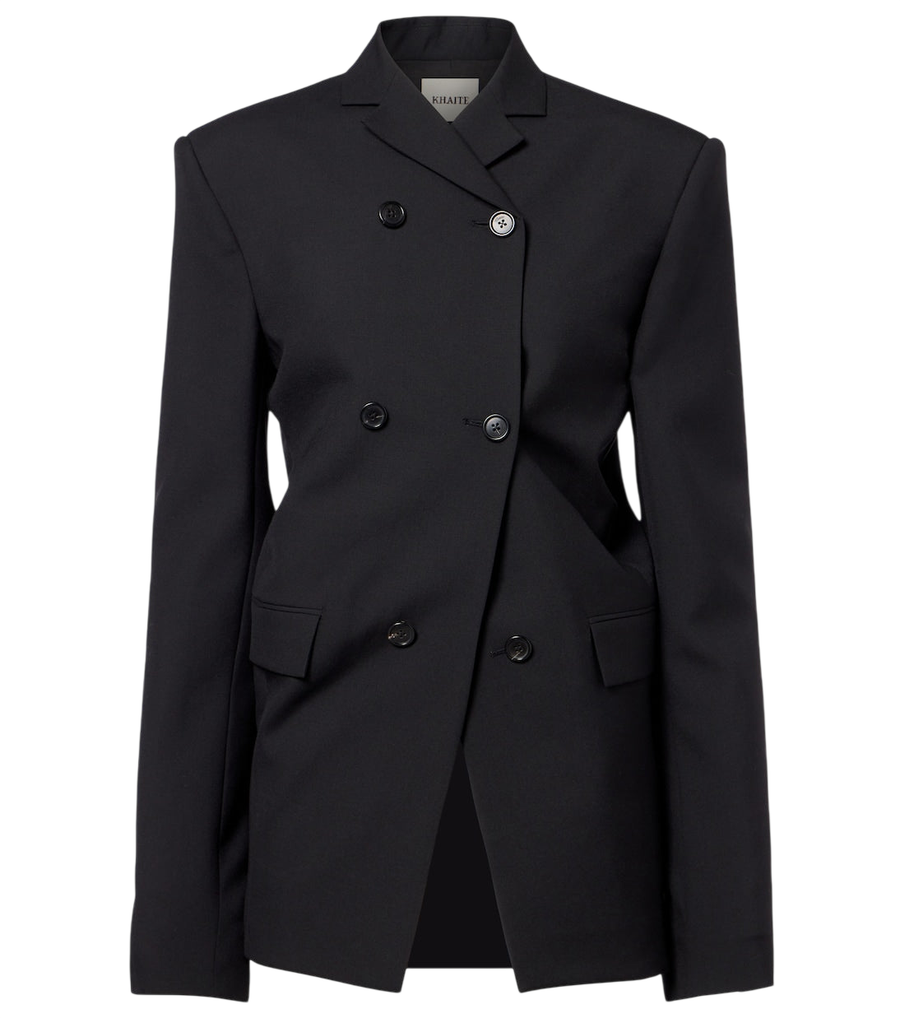 Khaite Rolo wool and silk cady blazer