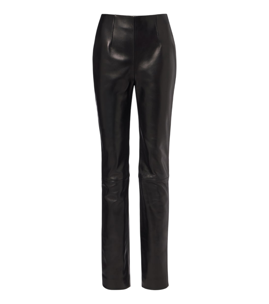 Khaite Ryden leather slim pants