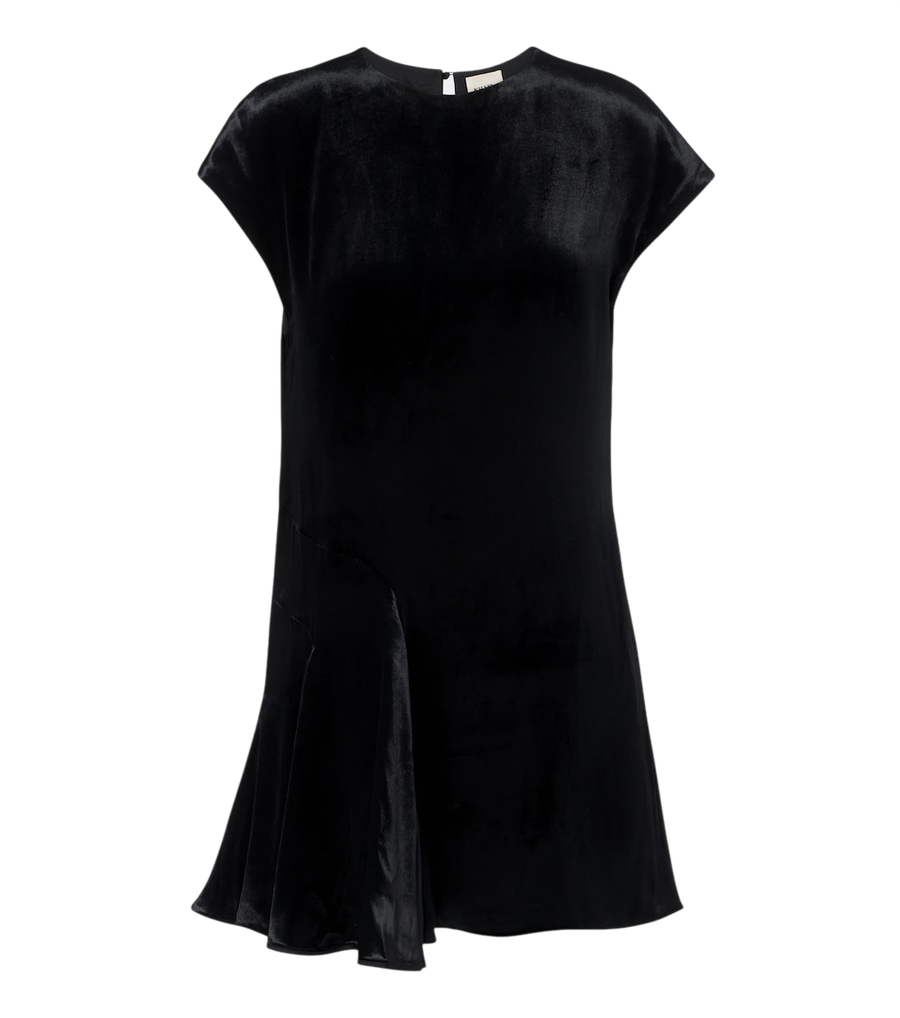 Khaite Scarla velvet minidress