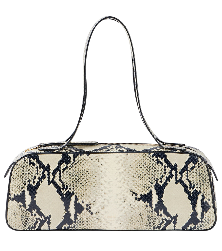 Khaite Simona snake-effect leather shoulder bag