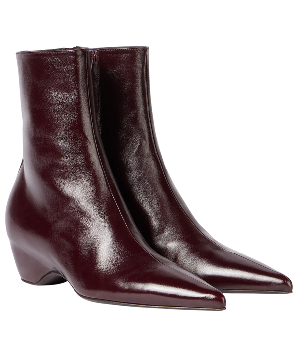 Khaite Sybil 40 leather ankle boots