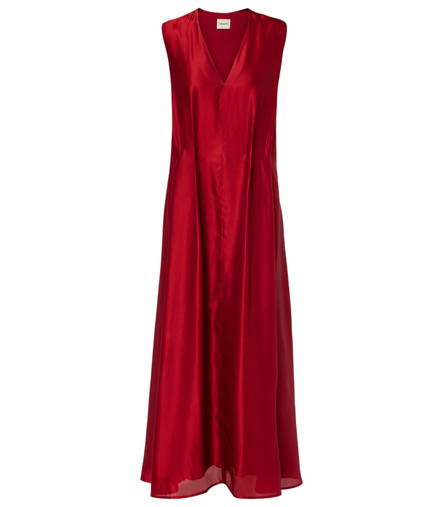 Khaite Syd satin maxi dress