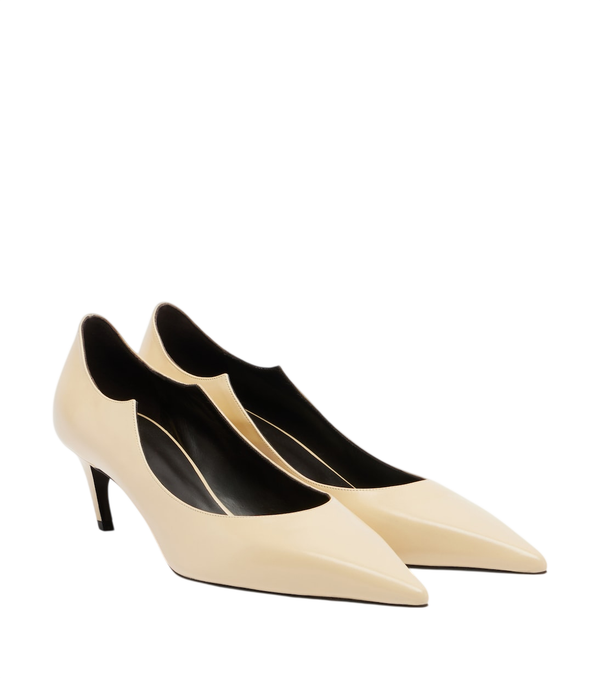 Khaite Valerie leather pumps