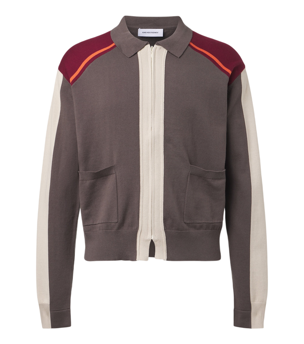Kiko Kostadinov Munno cotton zip-up cardigan