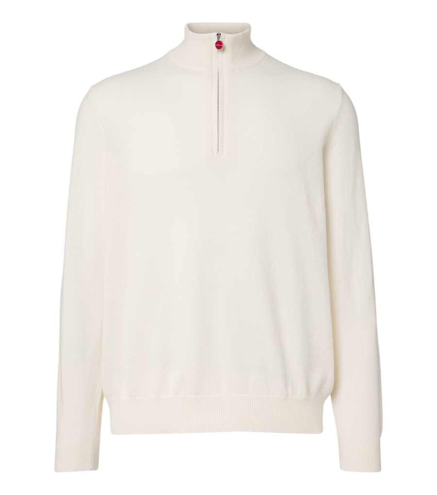 Kiton Cashmere half-zip sweater
