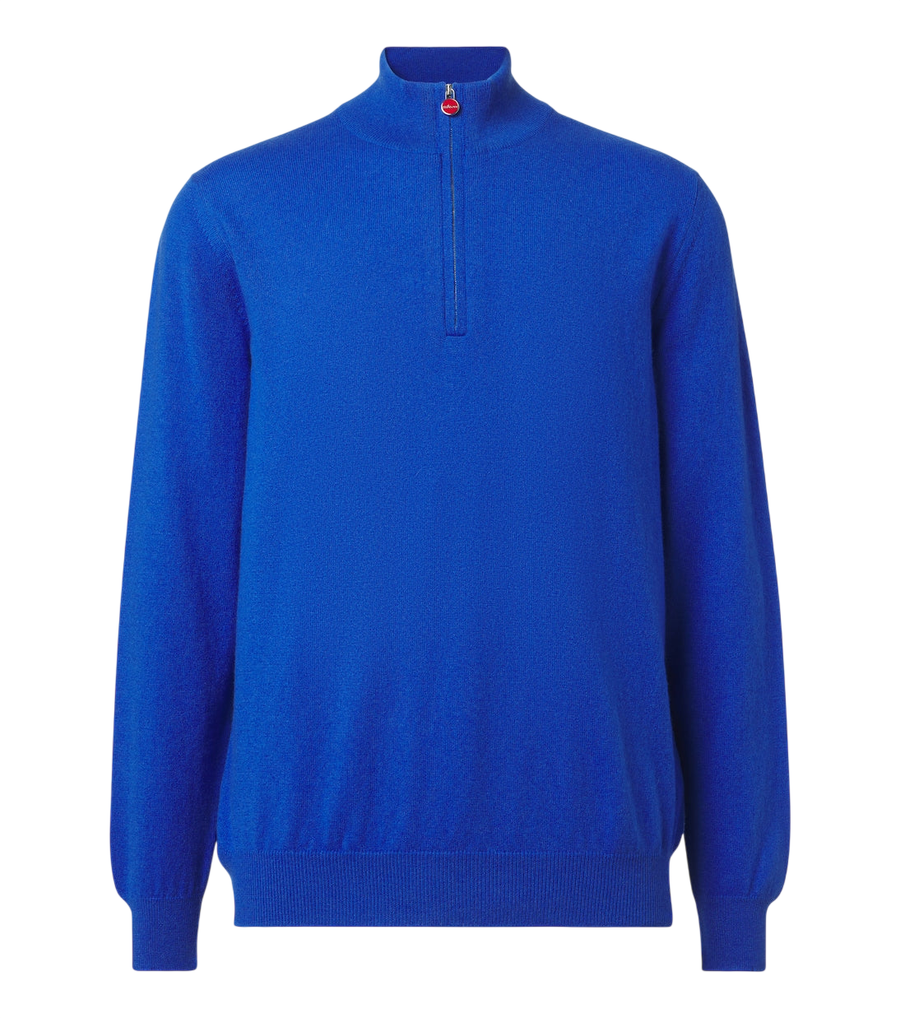 Kiton Cashmere half-zip sweater