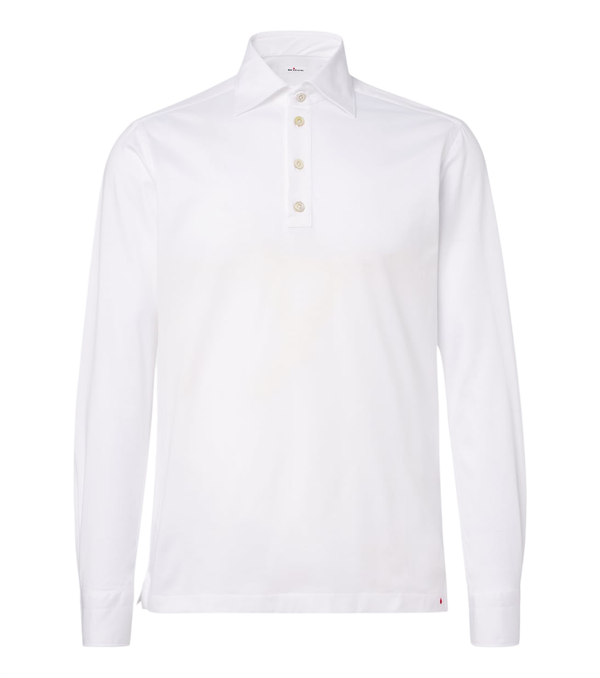 Kiton Cotton poplin polo top