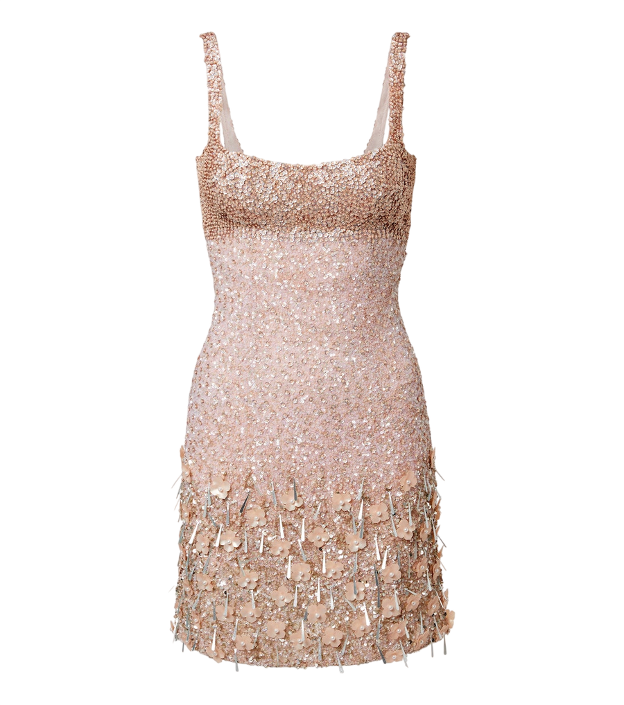 Là Fuori Maris embellished minidress