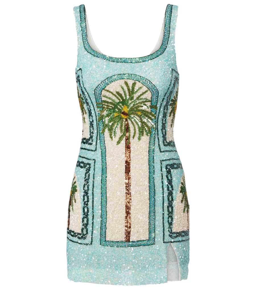 Là Fuori Palm Jumeirah embellished minidress