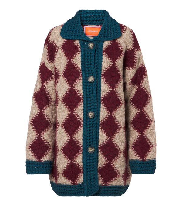 La DoubleJ Crochet wool and alpaca-blend cardigan