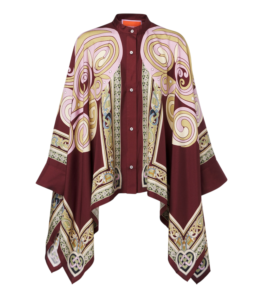 La DoubleJ Foulard printed silk twill shirt