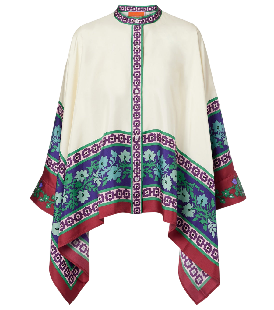 La DoubleJ Foulard printed silk twill shirt