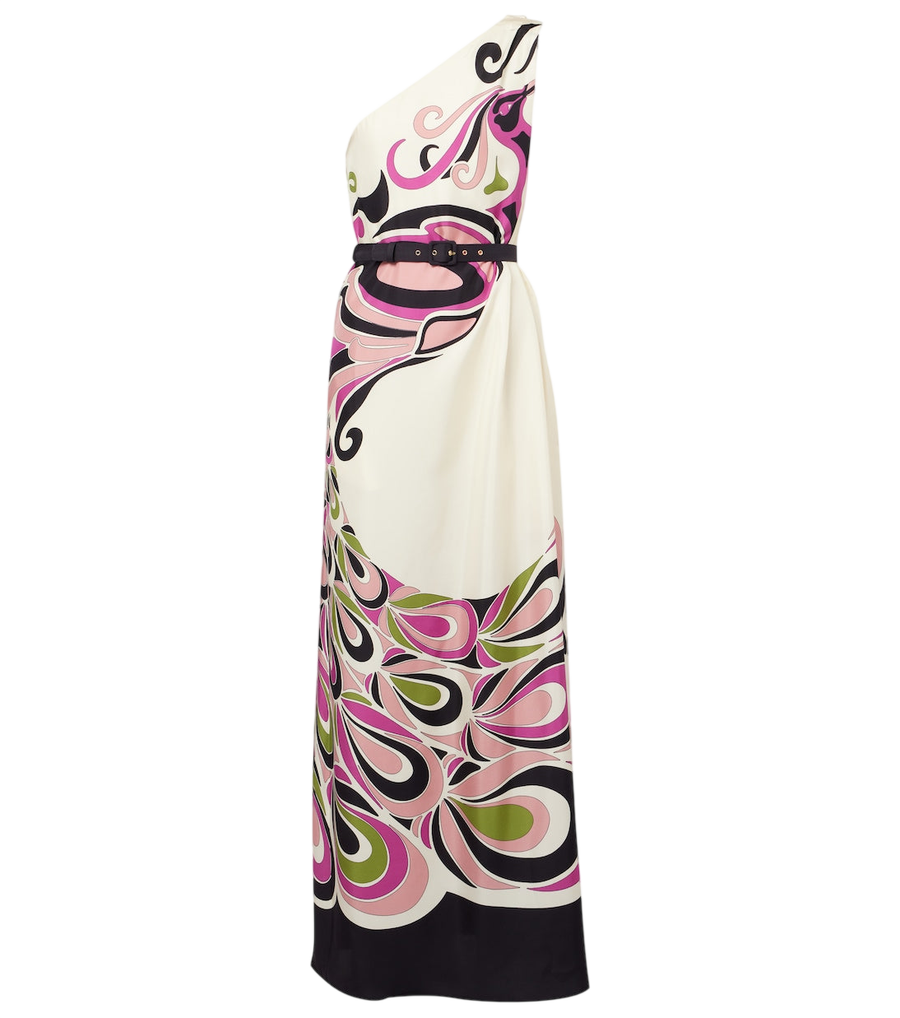 La DoubleJ Roy printed silk twill maxi dress