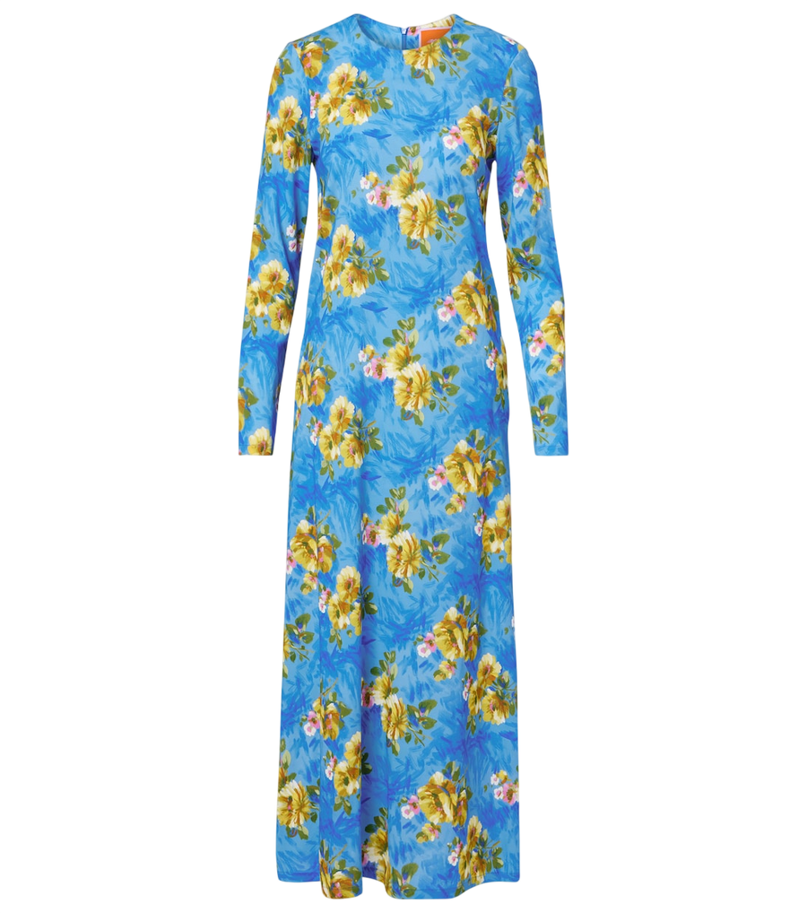 La DoubleJ Swing floral midi dress