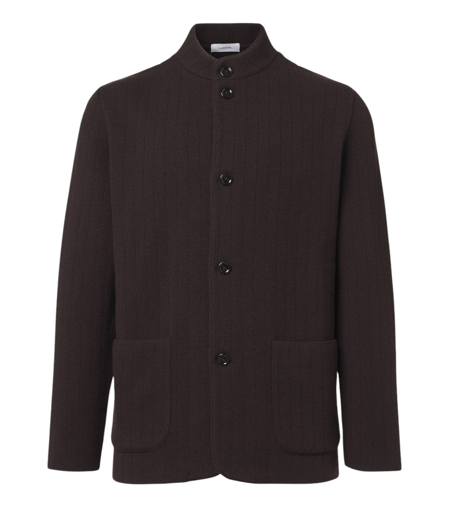 Lardini Knitted wool and cashmere blazer