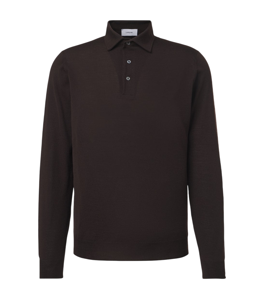 Lardini Virgin wool polo sweater