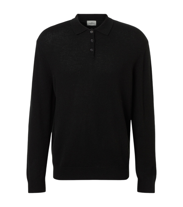 Le Kasha Crete cashmere polo sweater