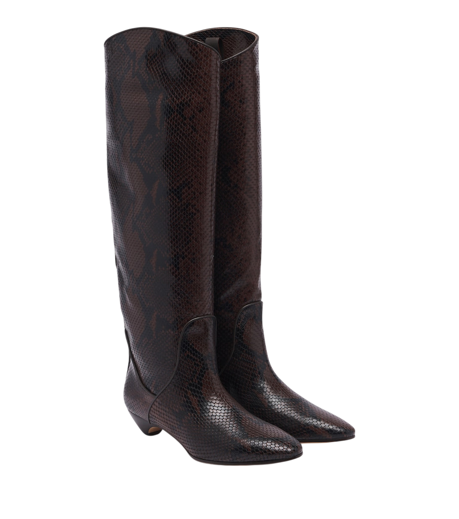 Le Monde Béryl Allegra leather knee-high boots