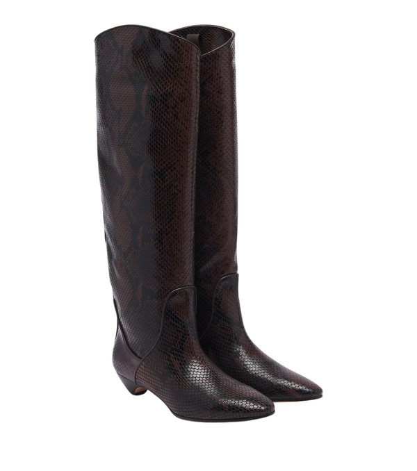 Le Monde Béryl Allegra leather knee-high boots